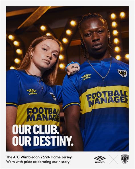 AFC Wimbledon 2023 24 Home Kit