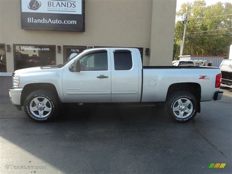 Sheer Silver Metallic Chevrolet Silverado Hd Lt Extended Cab