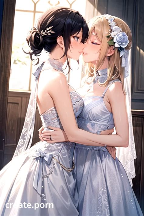 People Happy Wedding Dress AI Porn