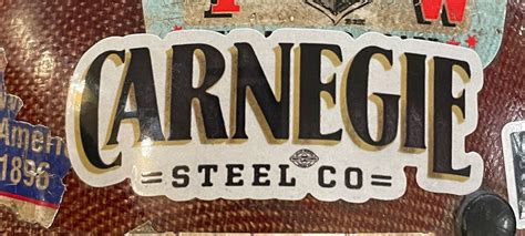 Carnegie steel sticker – American Tradesmen LLC