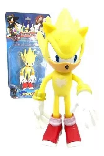 Sonic The Hedgehog Amarillo Generaci N Dorada Articulados Mercadolibre