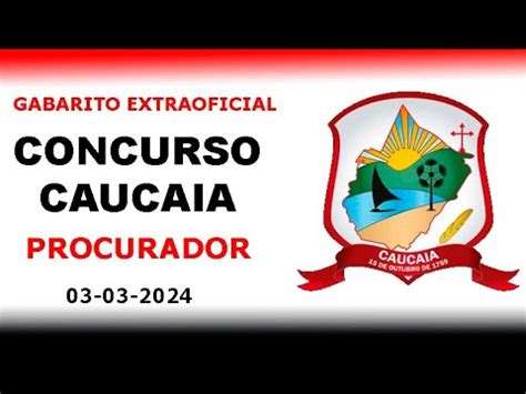 Concurso Caucaia Ce Gabarito Extraoficial Corre O Da Prova