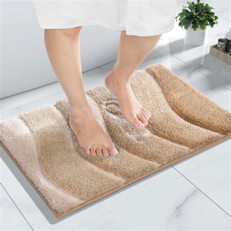 Yimobra Bathroom Rugs Luxury Plush Fluffy Bath Mats Non Slip Extra