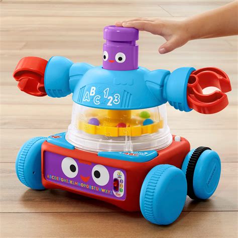 Fisher Price Baby Toddler Preschool Toy 4 In 1 Learning Bot With Music