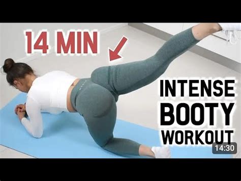 Min Booty Burn Workout Target Your Glutes No Equipment Hiit It