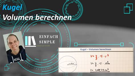 Kugel Volumen Berechnen Leicht An Verschiedenen Beispielen Mathe