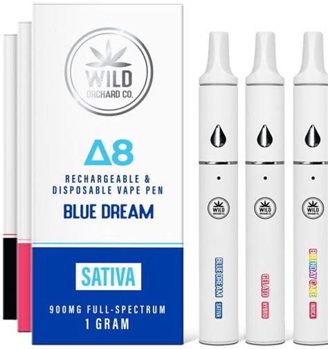 Delta 8 Rechargeable And Disposable Vape Pens 1 Gram900mg