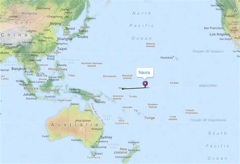 Nauru Map