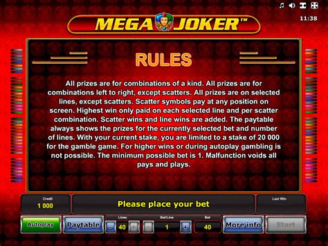 Mega Joker Slot - play online for free