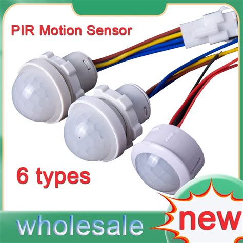 PIR Motion Sensor LED Light Lamp Bulb Switch AC110 240V DC12 24V