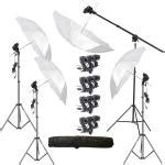 Buy Hiffin E Point Studio Holder Kit Umbrella White Studio Light