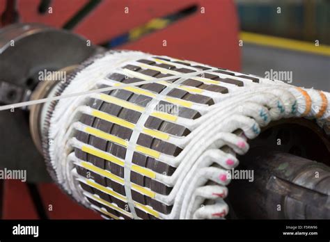 Stator Of A Big Electric Motor Stock Photo Alamy