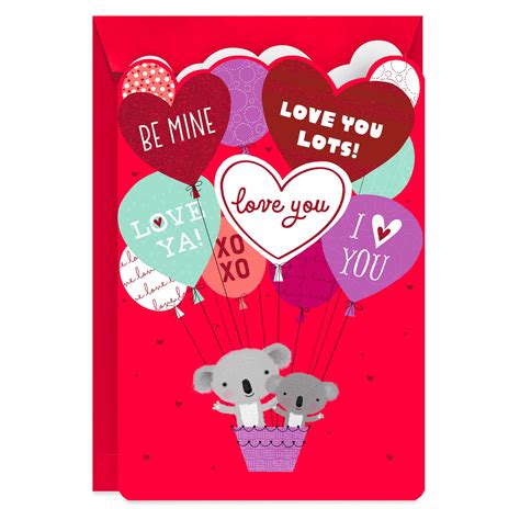 Love You Lots Jumbo Valentines Day Card 1925 Greeting Cards