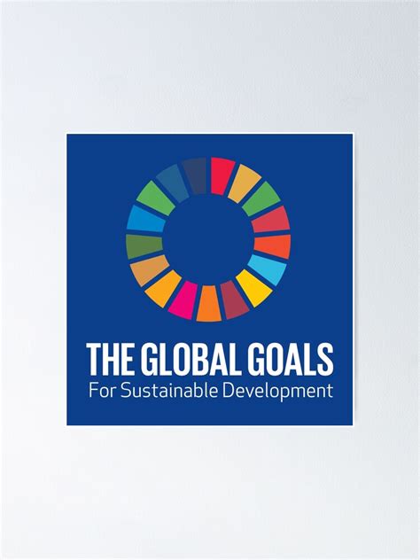 P Ster Logotipo De Los Ods De La Onu Los Objetivos Globales Para El