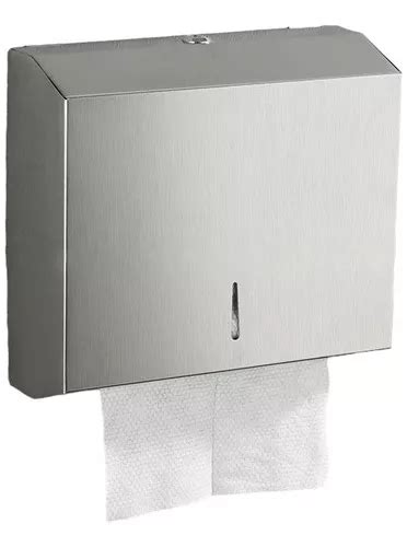 Dispenser Porta Papel Toalha Inox Interfolha C Chave Frete grátis