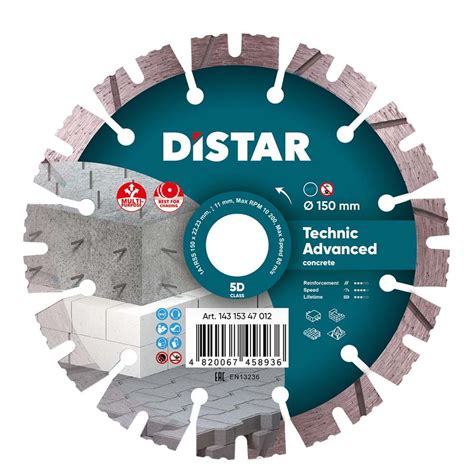 Distar Tarcza Diamentowa Do Betonu Technic Advanced Mm X Mm