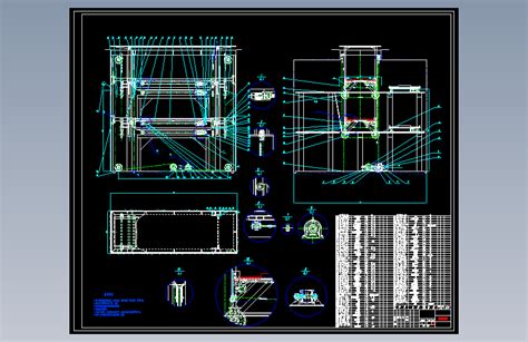 链驱动升降横移式立体车库设计cad图纸说明 机械设计说autocad 2004模型图纸下载 懒石网