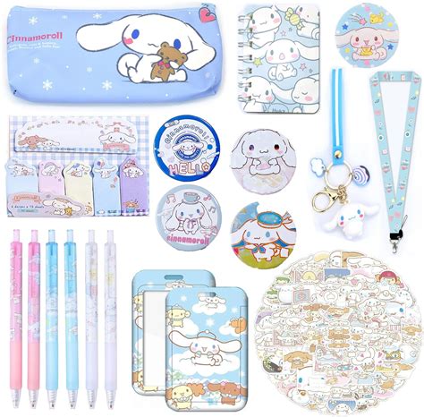 Sevimli Cinnamoroll Okul Malzemeleri Seti Kawaii Ofis Malzemeleri