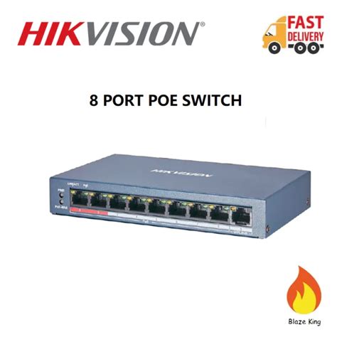 Hikvision Ds E P E M Port Mbps Unmanaged Poe Switch Lazada