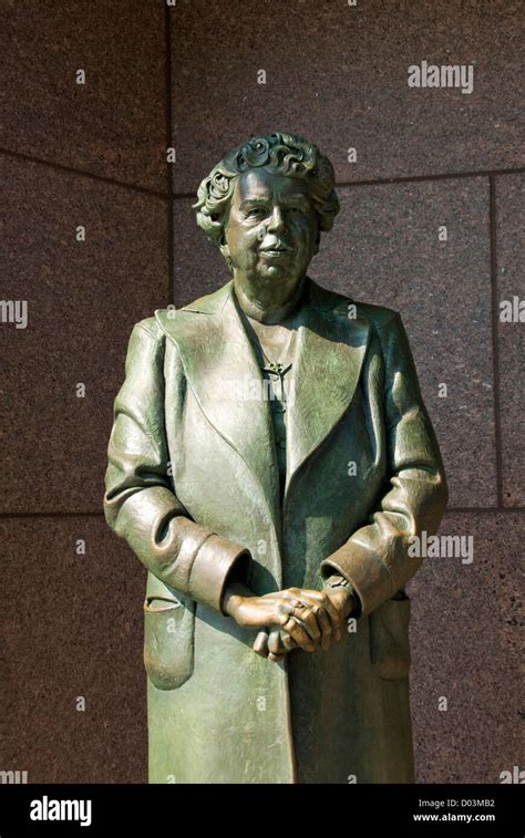 Washington Dc Usa The Franklin Delano Roosevelt Memorial Sculpture