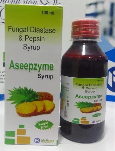 Fungal Diastase With Pepsin Syrup 100 Ml At Rs 90 Bottle In Panchkula