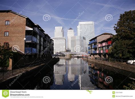 Canary Wharf Skyline stock image. Image of financial - 21517043