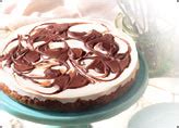 Chocolate Swirl Cheesecake recipe | recipegoldmine.com