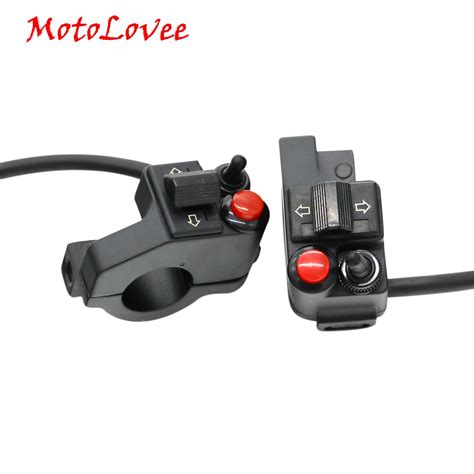 Motolovee Motorcycle Modified Handlebar Multi Function Headlight Switch