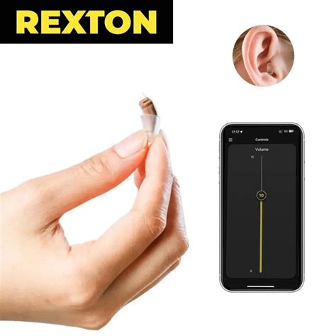 Rexton Inox Super Invisible Hearing Aids Cic D Gito Canais App Ajust