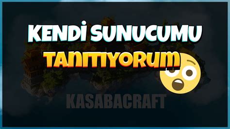 Kend M Necraft Sunucumu Tanitiyorum Kasabacraft Minecraft Youtube