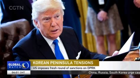 Korean Peninsula Tensions US Imposes Fresh Round Of Sanctions On DPRK