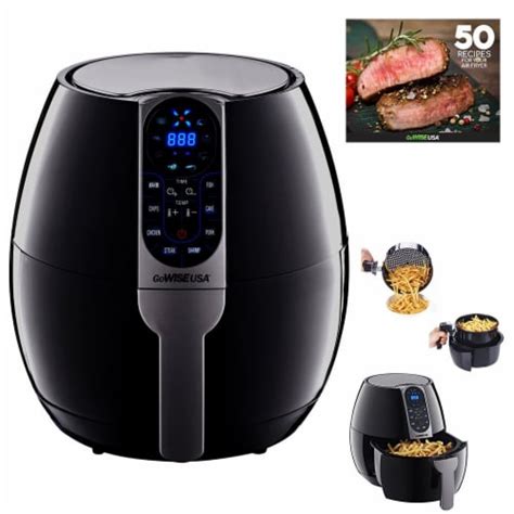 Gowise Usa 3 7 Quart Programmable Air Fryer Black 1 Piece Fry’s Food Stores