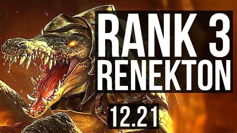 Renekton Vs Morde Top Rank 3 Renekton 6 Solo Kills 18 5 11 Tr