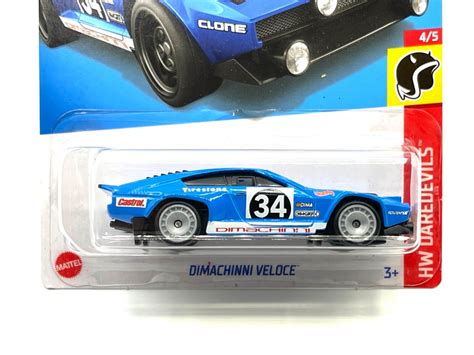 Hot Wheels Dimachinni Veloce Hw Daredevils W Real Riders Super