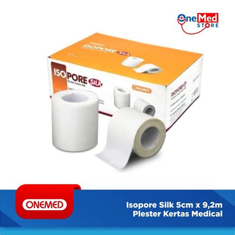 Jual Isopore Silk Cm X M Onemed Plester Kertas Medical Kdi Shopee