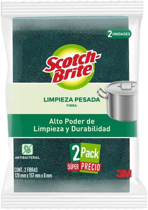 3M Scotch Brite Fibra Para Hornos Y Parrillas Color Negro Amazon