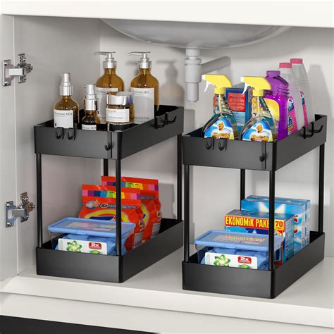 Buy Efuytech Under Sink Organizer Pack Under Bathroom Cabinet