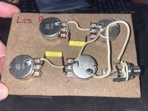 Baretone 50s Lp Wiring Harness Mallory Cap Reverb