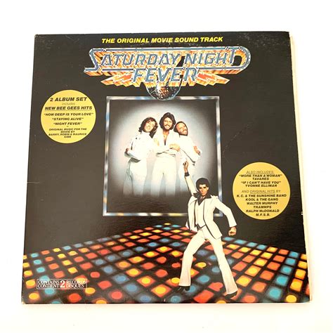 Saturday Night Fever The Original Movie Sound Track Bee Gees Etsy Canada