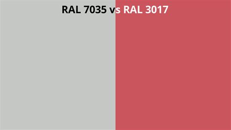 Ral 7035 Vs 3017 Ral Colour Chart Uk