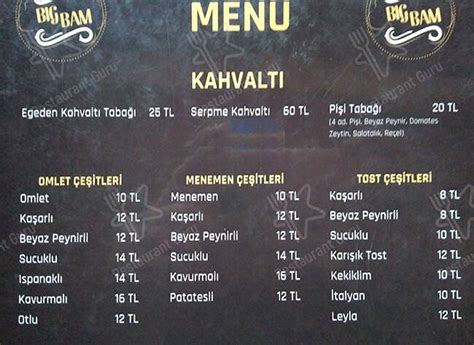 Menu At Ege Ev Yemekleri Istanbul Palaska Sk A