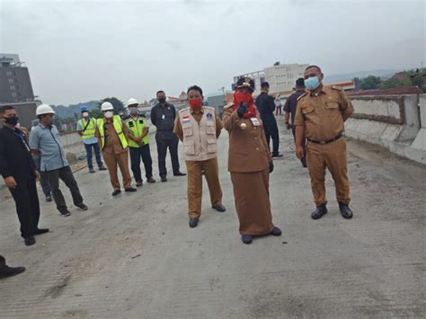 Walikota Eva Dwiana Cek Pembangunan Fly Over Di Jalan Sultan Agung