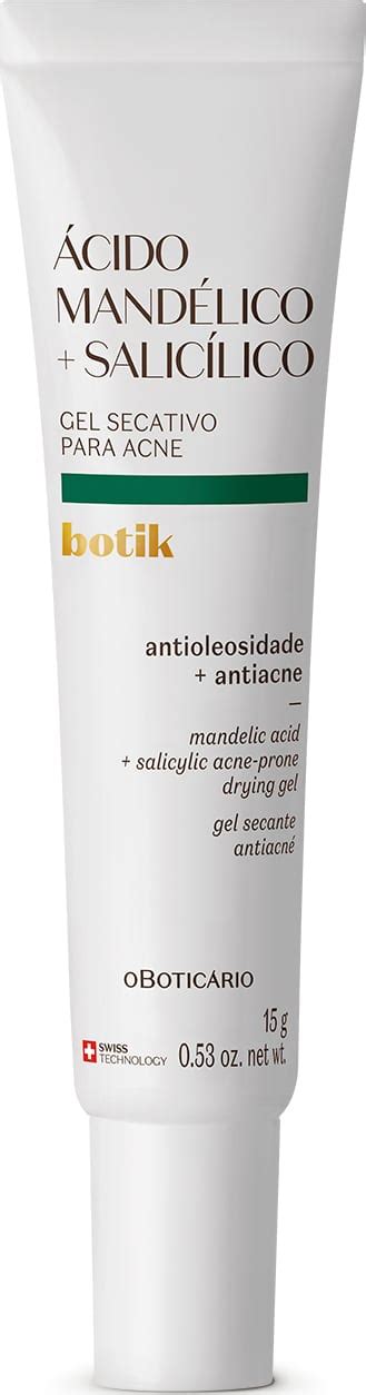 Gel Secativo Para Acne Cido Mand Lico Salic Lico Botik G O Botic Rio