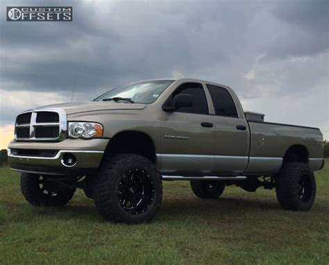 Wheel Offset 2003 Dodge Ram 2500 Hella Stance 5 Suspension Lift 5 Custom Rims Custom Offsets