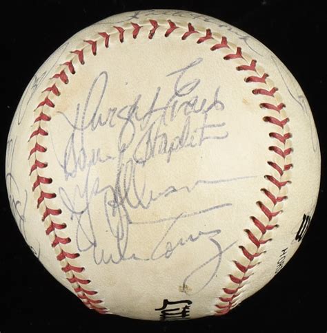 1984 Red Sox Baseball Signed By 15 With Wade Boggs Carl Yastrzemski