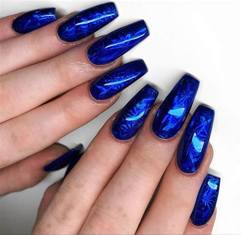 Navy Blue Gel Nails Blue Gel Nails Sapphire Nails Gel Nail Removal