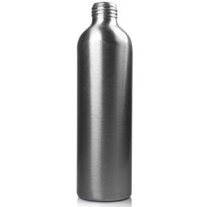 250ml Brushed Aluminium Bottle With Metal Cap Ampulla Ltd