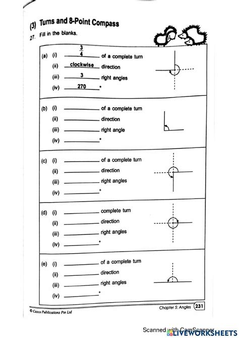 Maths 8point Compass 4e3 Online Exercise For Live Worksheets