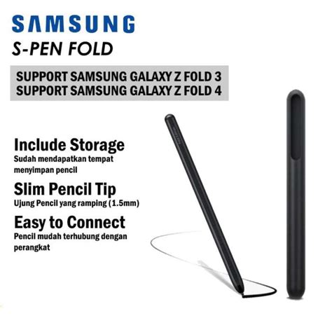 Jual Samsung Original Galaxy Z S Pen Fold 4 3 S Pen Pensil Storage Thin