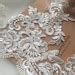 Beautiful Off White Alencon Lace Trim Corded Floral Alencon Lace